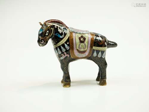 Cloisonne Tang Dynasty Horse Figure