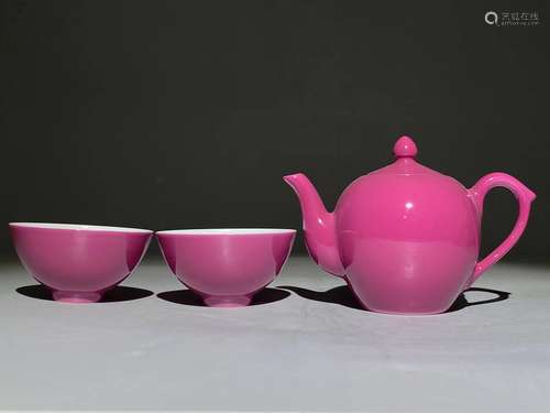 ROUGE WATER GLAZE TEA SET