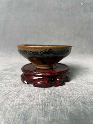 A Song Dynasty Black Glazed Tea Bowl