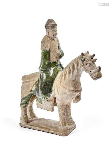 CHINE - Dynastie Ming (1368-1644)
Cavalier en terre cui