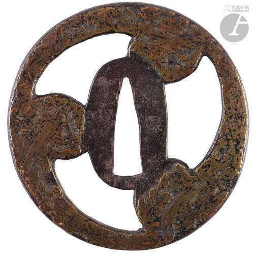 Tsuba en fer, Japon, début de l’époque Edo (1603-1868)<br />...