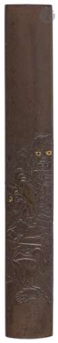 Kozuka en shibuichi, école de Nara, Japon, époque Edo (1603-