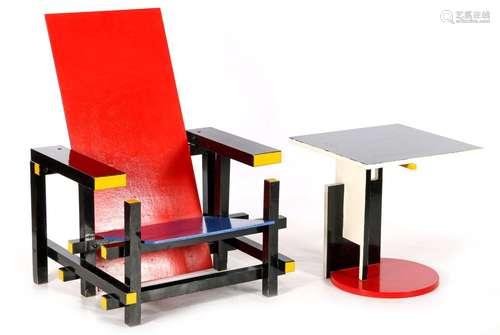 Modern armchair and idem table