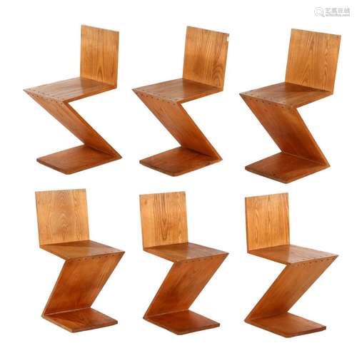 6 oak chairs