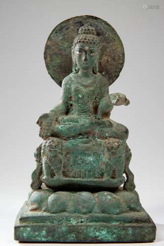 OLD BRONZE BUDDHA