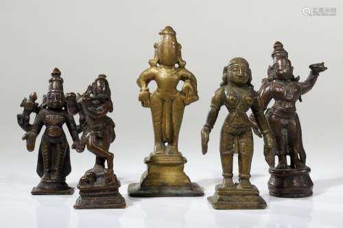 FIVE STANDING DEITIES