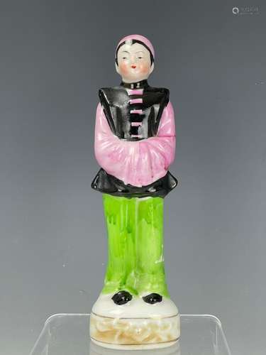 Asian Man Porcelain Figurine