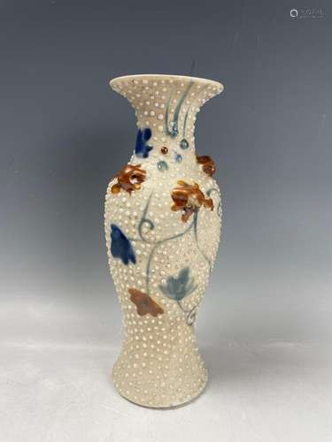 Antique Chinese Porcelain Pastels Floral Vase