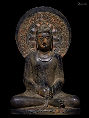 Northern Dynasties Painted Buddha Statues