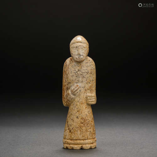 Hetian Jade Figure Figurines Before Ming Dynasty