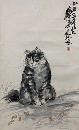 黄胄 猫