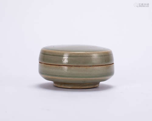 Yanzhou Ware Celadon Box and Cover-Song Dynasty