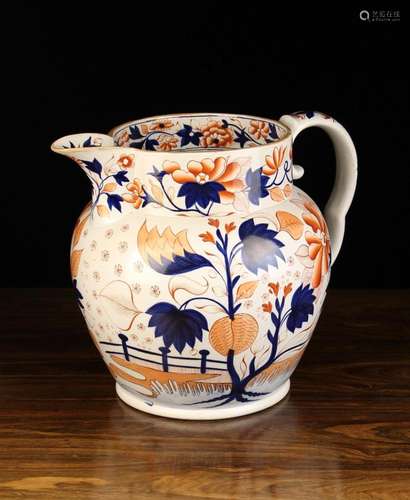 A Fine 19th Century Oversized Jug decorated in the Imari pal...