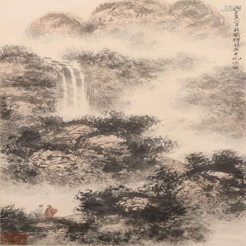 Fu Baoshi's Landscape Figures