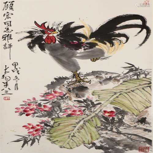 The Painting of Chen Dayu's Rooster