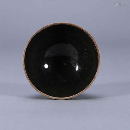 Ding Kiln Black Glazed Lamp