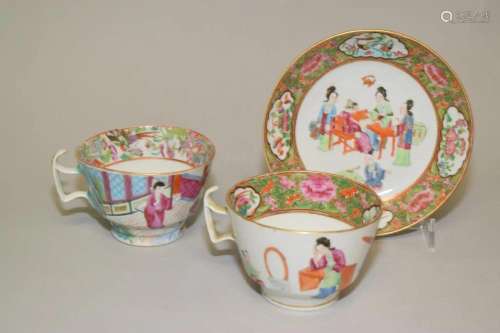 Group of 18-19th C. Chinese Export Porcelain Tea Wares