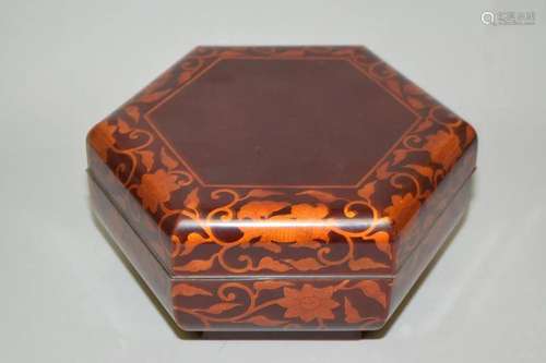 19-20th C. Japanese Lacquer Box