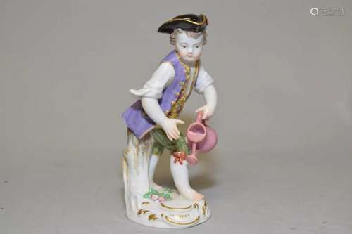 19th C. Meissen Germany Porcelain Gardener Figurine