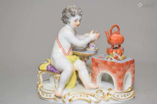 19th C. Meissen Germany Porcelain Figure