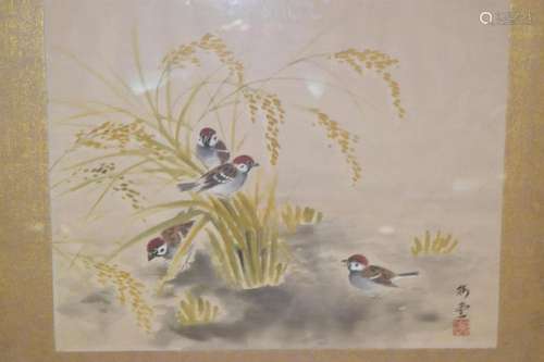 19-20th C. Chinese Watercolor Painting, Signed