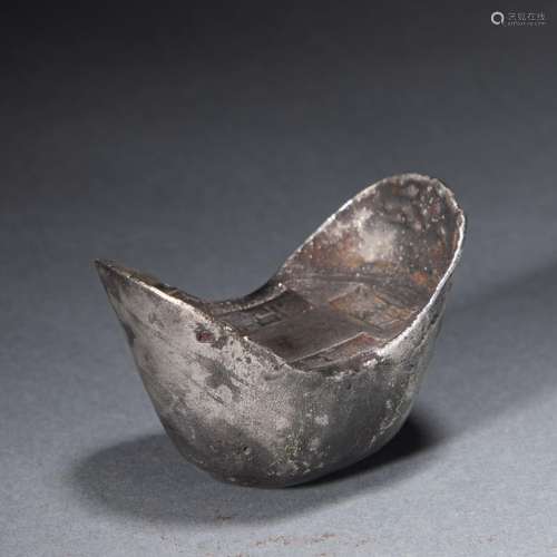 A CHINESE SILVER INGOT