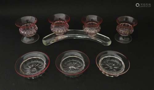 Salviati & Co. Glassware: Venetian glass posy vases / sa...