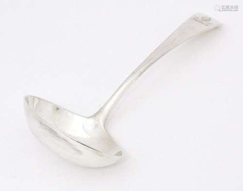 A silver Old English pattern sauce ladle hallmarked London 1...