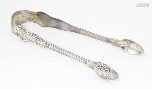 Silver tongs hallmarked London 1843 maker Charles Boyton. Ap...