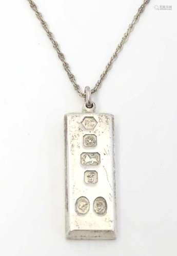 A silver Charles and Diana commemorative / souvenir pendant ...