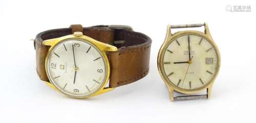 A Gentleman's Tissot automatic wrist watch together with...