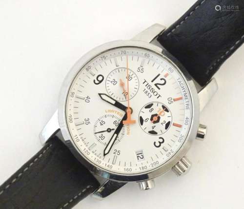An early 21stC cased, special edition Tissot PRC200 gentleme...