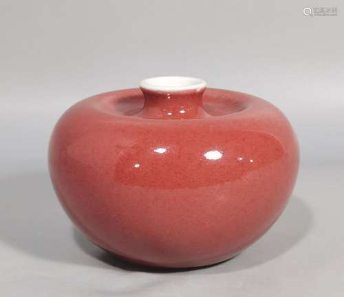 Chestnut Red Glazed Apple Zun