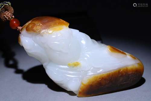 Hetian Jade God of Wealth