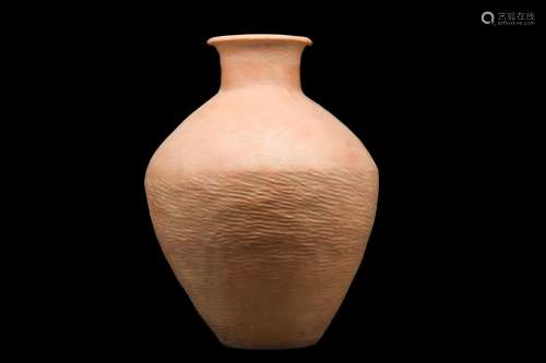 CHINESE LARGE NEOLITHIC POTTERY JAR CAIYAN CULTURE - TL TEST...