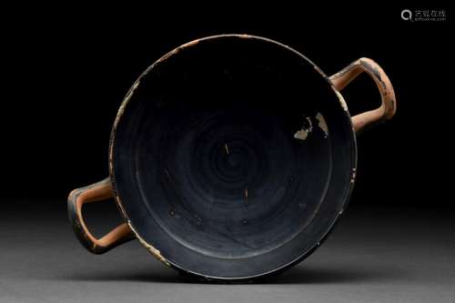 GREEK ATTIC BLACKWARE KYLIX