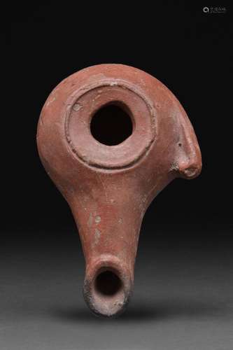 HELLENISTIC TERRACOTTA OIL LAMP