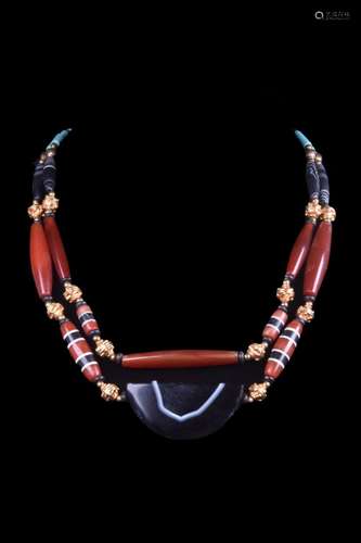 GRAECO-BACTRIAN STONE NECKLACE