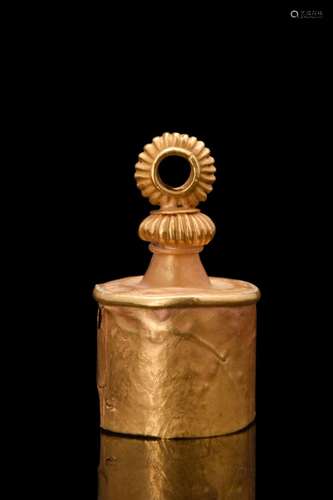 RARE ROMAN GOLD PYXIS BOX