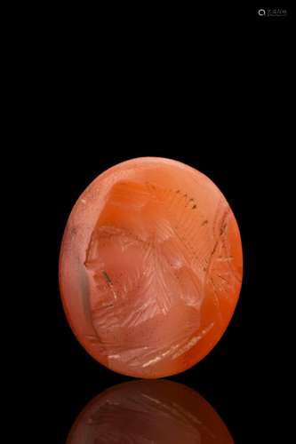 ROMAN CARNELIAN GEMSTONE WITH JUPITER