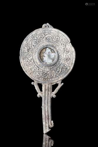 ROMAN LEAD VOTIVE MIRROR