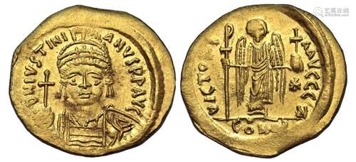 JUSTINIAN I AV. SOLIDUS