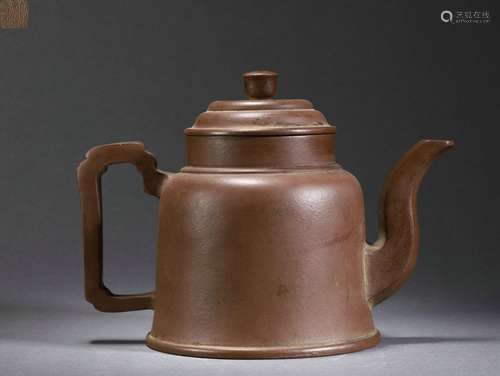 bell style Purple Clay Teapot