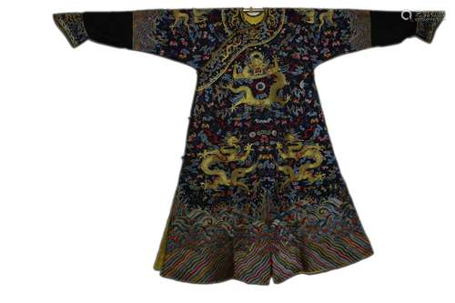 A Qing Dynasty Daoguang Dragon Robe