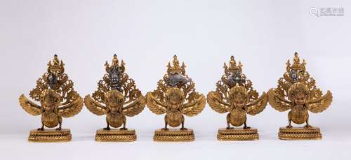 A Gilt bronze Buddha statue