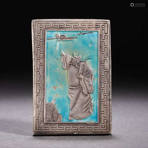 A White Jade Plaque With Figure Pattern