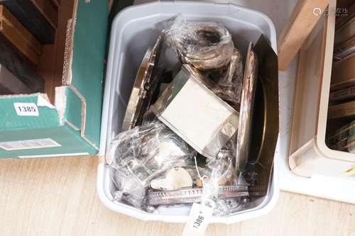 A mixed quantity of silver-plated wares