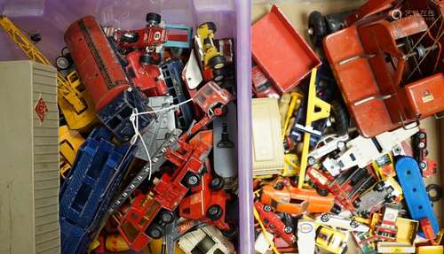 A quantity of Dinky toys, including Foden Regent tanker, Tri...