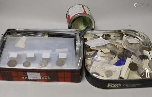 A group of assorted World coins and commemorative medals, 18...