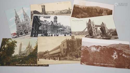 A collection of postcards